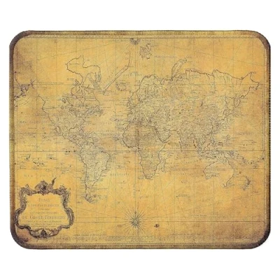 Image de Silent Monsters Tapis de Souris Taille L (360 x 250 mm) Mouse Pad, Motif Carte du Monde, approprié pour Bureau et Gaming