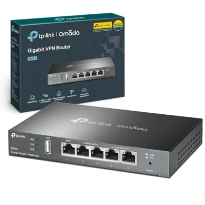 Image de TP Link TL R605 Routeur connecté Gigabit Ethernet Noir Neuf