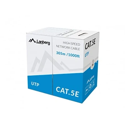 Image de LANBERG Coil Cat.5E UTP 305M Solide Black CCA