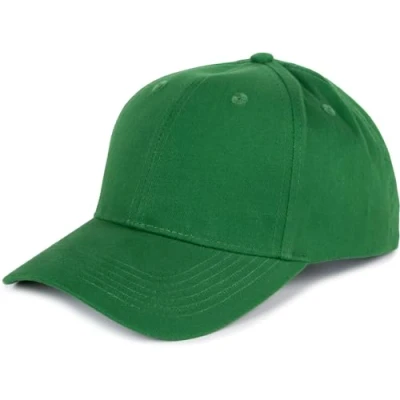Image de styleBREAKER Casquette de Baseball Unisexe avec Finition Brossée, 6 Panneaux Unicolore, Fermeture à Scratch Réglable, 04023018, Couleur:Sapin Vert