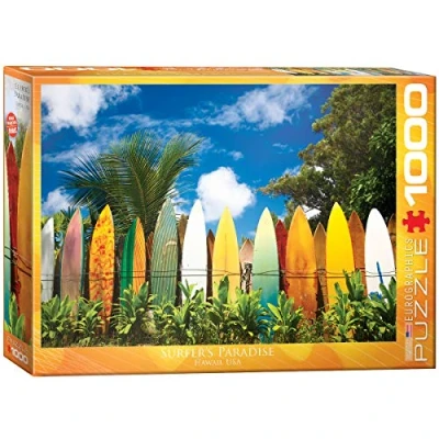 Image de Eurographics Puzzle DAS Paradies FÜR Surfer Hawaii pour enfants, Taille: One Size, Multicoloured