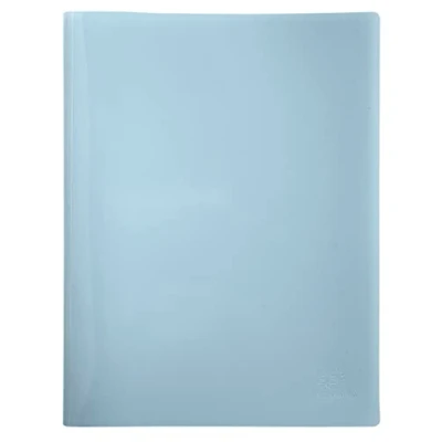 Image de Exacompta Réf. 88110E 1 Protège documents Bee Blue 20 pochettes cristal lisse 40 vues pour A4 dim 24 x 32 cm couverture en PP recyclé semi rigide 4 couleurs aléatoires