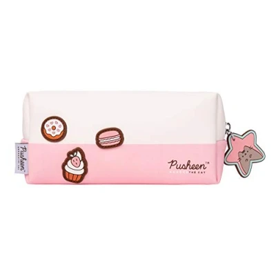 Image de Erik® Grande Trousse Pusheen The Cat Rose Collection Scolaire, à Maquillage 20 x 9 8,5 cm
