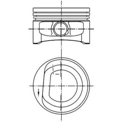 Image de Piston KOLBENSCHMIDT 99452620