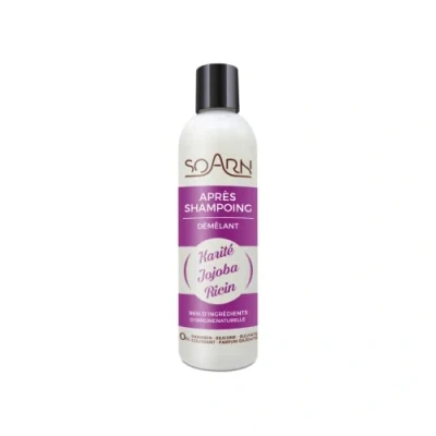 Image de SOARN Après Shampooing Demelant Fortifiant Karite Jojoba Ricin 250ml