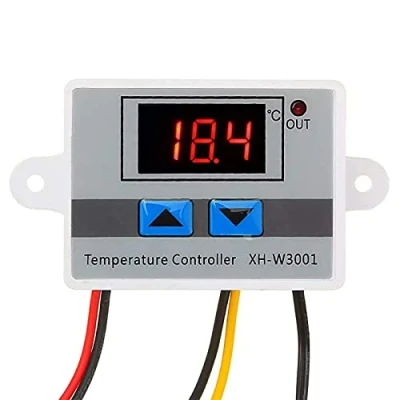 Image de RUIZHI XH W3001 Digital LCD Module de Contrôleur Température, Microcomputer Thermorégulateur Thermocouple Thermostat avec Sonde étanche (12V/120W)