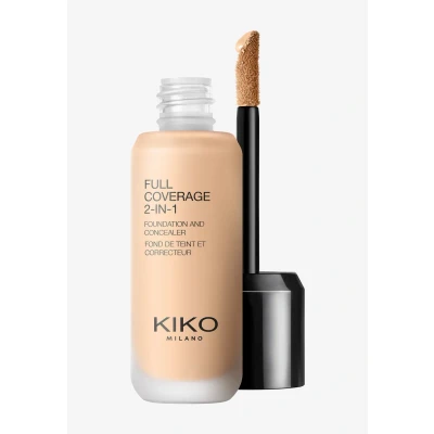 Image de KIKO Milano FULL Coverage 2 IN 1 Foundation AND Concealer Correcteur, Femme, Taille: 25 ml, Neutral 10