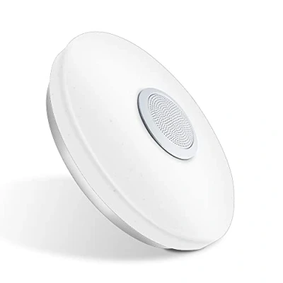 Image de ELINKUME Plafonnier led à intensité variable couleur changeante 36 W lumière étoilée avec télécommande, Polycarbonate, Bluetooth light, smd