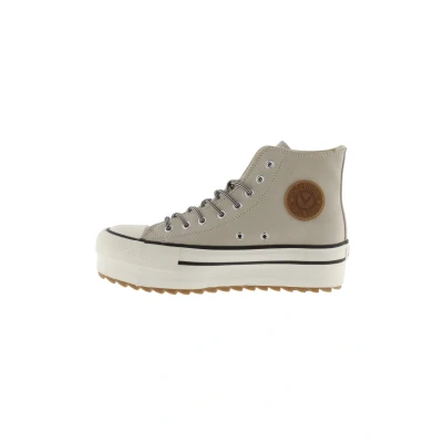 Image de Victoria Shoes Tribu Doble Efecto Baskets montantes, Femme, Taille: 36, Beige Matière synthétique
