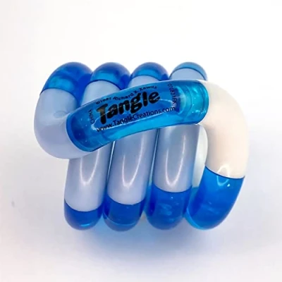 Image de Tangle Jr. Crush Series Neige Fidget to Focus Jouet sensoriel pour enfants 3 ans et plus à torsion Idéal la motricité fine Dans boîte officielle