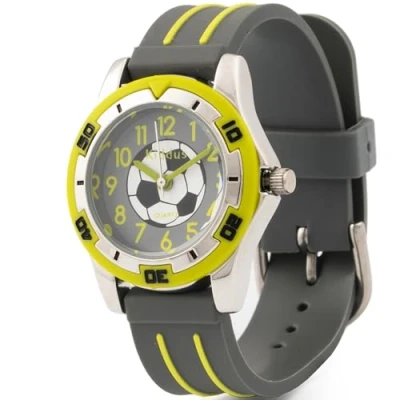 Image de Kiddus Montre Educative pour Fille et Garçon. Analogique, Bracelet, avec Exercices Time Teacher Apprendre à Lire l’Heure. Lila