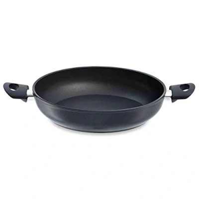 Image de Fissler Cenit Poêle à Frire/Servir en Aluminium (Ø 28 cm 3,1 l), Sauteuse avec Revêtement Anti Adhésif, Tout Type de Feu Y Compris Induction