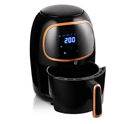 Image de NK Friteuse Digital sans huile 2L à air chaud, Facile utiliser, 6 Programmes, Revêtement antiadhésif, 1000W, Température Réglable jusqu&#039;à 200ºC (Livre de Recettes Numérique)