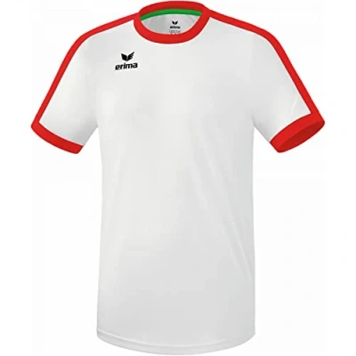 Image de Erima Mixte Maillot Retro Star, Blanc/Rouge, L EU