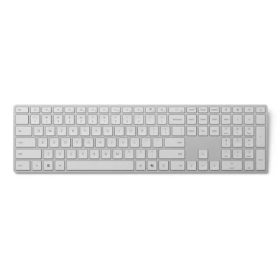 Image de Surface Microsoft Keyboard 2024 Clavier sans Fil Bluetooth Compatible Windows 11 (Clavier AZERTY français) Gris