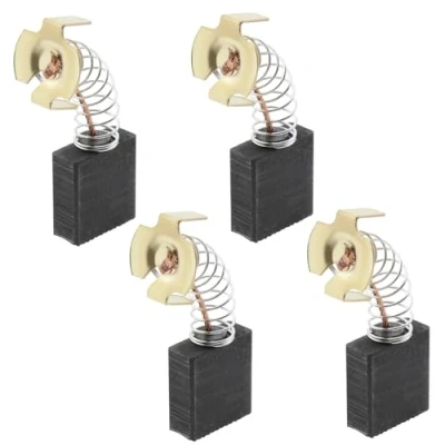 Image de eMagTech Lot de 2 paires balais charbon pour scie à onglet compatibles avec DeWalt D24000/DW713/DW715/DW716 compatible Ridgid BTS20R 1/BTS21