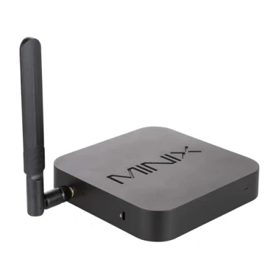 Image de MINIX Neo Z83 4 Max, Intel Cherry Trail Fanless PC Windows 10 Pro [Intel X5 Z8350/4GB/128GB/Dual Band Wi FI/Gigabit Ethernet/Dual Output/4K]. Sold Directly by Technology Limited.