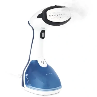 Image de H.Koenig Défroisseur vapeur à main STM10 Steamer Portable léger voyage ergonomique, Fer repasser, continue 24 g/min, Autonomie illimitée, Semelle en inox, Prêt 35s, réservoir d&#039;eau 250mL