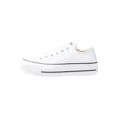 Image de Converse Chuck Taylor ALL STAR LIFT Clean Baskets basses, Femme, Taille: 41.5, White/black Cuir