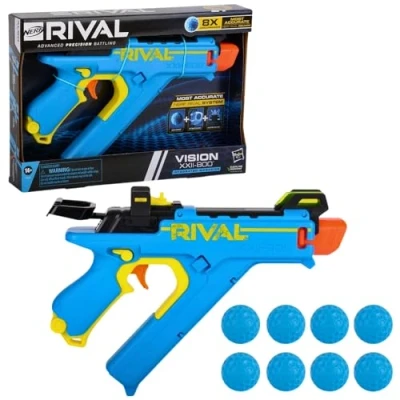Image de NERF Rival Vision XXII 800 Blaster, système de rivalisation le plus précis, vue réglable, magazine intégré, 8 Accu Rounds