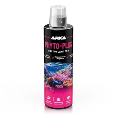 Image de Microbe Lift Phyto Plus 473 ML Plancton Alimentaire pour coraux et invertébrés, à Conserver Non réfrigéré, favorise Une Alimentation Saine dans Les Aquariums d&#039;eau de mer.