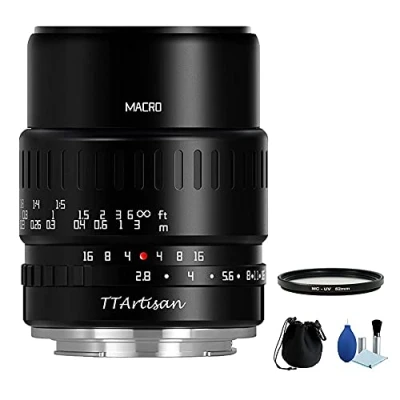 Image de TTArtisan Objectif macro 40 mm F2.8 APS C 1:1 pour appareil photo Fuji Fujifilm X Mount XT10 XT20 XT3 XT30 XT4 XT100 XE3 XA1 XA2 XA3 XPRO2 XS10