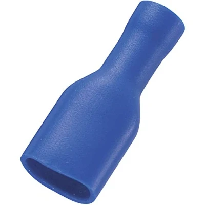 Image de Cosse clip 6.35 mm x 0.8 TRU COMPONENTS FDFD2 187(8) 180 entièrement isolé bleu 50 pc(s)