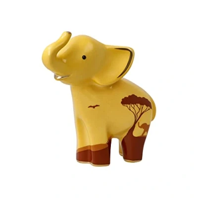 Image de Goebel Enkesha 70 000 97 1 Figurine de Collection Éléphant en Porcelaine Couleur Sable 10,5 x 5,5 11 cm