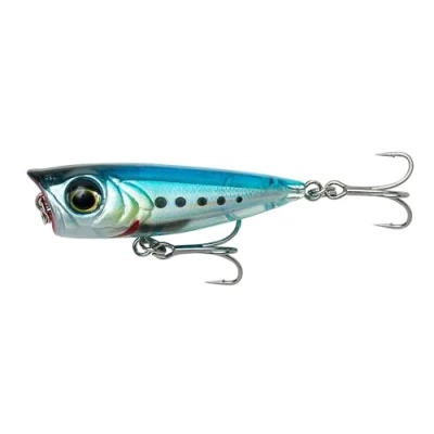 Image de Savage Gear Micro Popper Ghost Sardine 4.3cm (3g) Leurre de surface