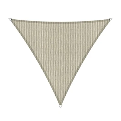 Image de Shadow Comfort Ombre Voile Pare Soleil perméable à l&#039;eau HDPE auvent de Jardin pour extérieur Terrasse UV Bloc Triangle 3x3x3m Sable Sahara