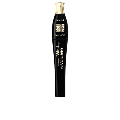 Image de BOURJOIS Mascara Twist Up The Volume 52 Ultra Black 2en1 &amp; Longeur Sans Paquet Enrichi En Collagène Kératine Pigmenté Brosse Transformable Double Position