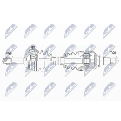 Image de Essieu moteur NTY NPW TY 100