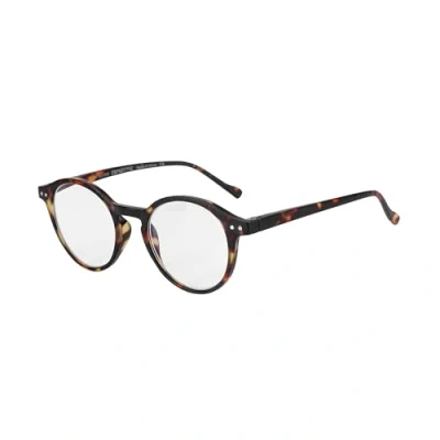 Image de ZENOTTIC Lunette de lecture Anti blu Ray,Anti reflets,Lunettes pour hommes et femmes, Ultra léger,Cadre ronde Conception vintage rétro (+1.00, TORTUE)