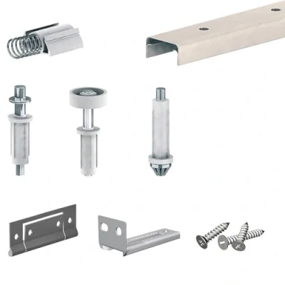 Image de Système coulissant pliant SLID&#039;UP 200 pour porte de placard 2 panneaux rail 908 mm 14 kg