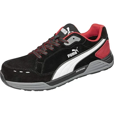 Image de PUMA AIRTWIST Black Red Low Baskets de sécurité Noires et Rouges Pointure 43