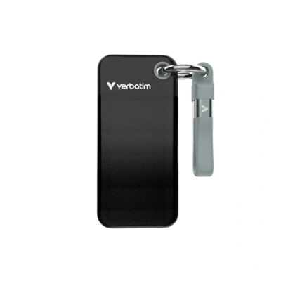 Image de Verbatim Pocket SSD 2 To USB Type C 3.2 Gen (3.1 2) Noir, Gris Neuf
