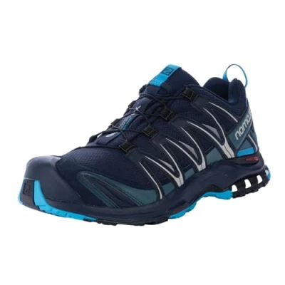 Image de Salomon XA Pro 3D Gore Tex Chaussures Imperméables de trail et randonnée pour Homme, Stabilité, Accroche, Protection longue durée, Navy Blazer, 44