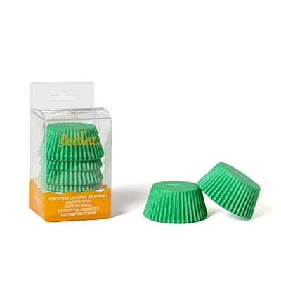 Image de Decora, 0339673 Moules à Muffins Vert, Pratiques pour Cuire, présenter et Offrir des Muffins, Résistent jusqu&#039;à 220 , en Blister Pratique.