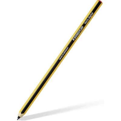 Image de Staedtler 180 22 Stylus Noris Digital (Forme Hexagonale, Technologie EMR, Design Attractif à Rayures Noris, Toucher Doux et Ergonomique, Point Fine de 0,7 mm) Jaune Noir (liste compatibilité)