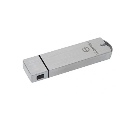 Image de Kingston IronKey S1000 Clé USB Chiffrée 128Go Puce de chiffrement embarquée et FIPS 140 2 Niveau 3 Certifié IKS1000B/128GB