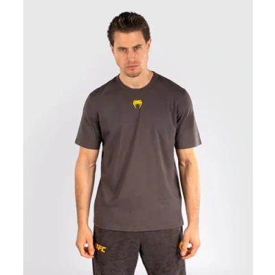 Image de Venum UFC Fusion Fight Week T Shirt à Manches Courtes pour Hommes Marron Terrestre Solid XL