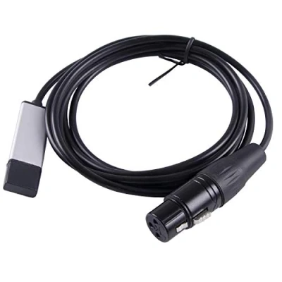 Image de Adaptateur d&#039;interface USB vers DMX RS485 Convertisseur série 3 broches XLR LED DMX512 Freestyler Logiciel PC éclairage de scène Câble variateur avec puce FTDI compatible Win10 Mac OS (1,8 m)