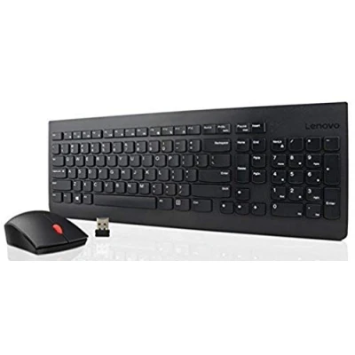 Image de LENOVO Ensemble clavier et souris 4X30M39497 Standard sans fil, RF fil QWERTY Noir