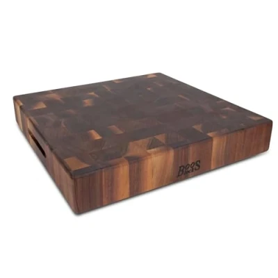 Image de John Boos Block CCB Series Grande Planche à découper réversible en Bois, 7,6 cm d&#039;épaisseur, 45,7 x cm, Noyer