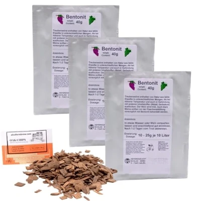 Image de AlcoFermBrew 3 x Bentonite 40g pour la Clarification des vins et jus