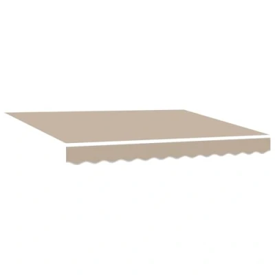 Image de vidaXL Tissu de Remplacement pour auvent Cadre 3,5x2,5 m Beige