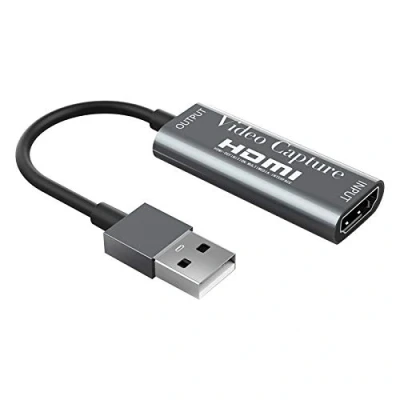 Image de Carte de Capture Audio Vidéo Full HD 1080p 4K/1080p d&#039;Acquisition HDMI vers USB 2.0, Jeux pour la Diffusion en Direct Compatible avec Caméscope