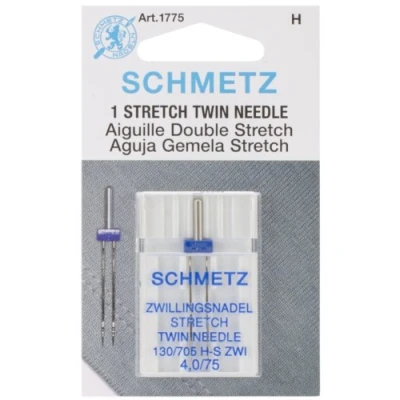 Image de Euro Notions Machine Double Stretch Needle Size 4.0/75 1/Pkg, d&#039;autres, Multicolore