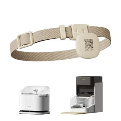 Image de PETLIBRO Étiquette de Collier RFID, Reconnaissance d&#039;animaux, Compatible avec One RFID Distributeur Nourriture Automatique PLAF301, Dockstream Fontaine a Eau Chat PLWF305