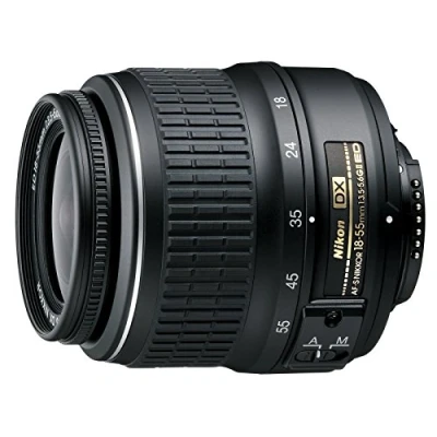 Image de Nikon AF S DX Zoom Nikkor 18 55 mm 1:3.5 5.6G Ed II Objectif Noir (renouvelé)